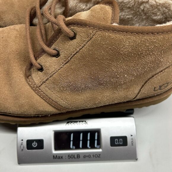 UGG Neumel Chukka Suede Lace Up Ankle Boots Women's Size 11 Chestnut - Picture 16 of 16